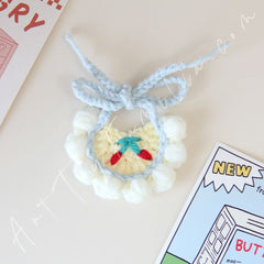 Doll Cloth Snuggle Stitch Drool Bib - 060