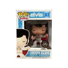 1970's Elvis #03 (Glow Chase) Funko Pop! - Rocks - 2011 Pop! - Condition 7.5/10