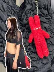 Blackpink Jisoo Lisa Jennie Rose Inspired Handmade Crochet Doll, Kpop Chibi Amigurumi Doll Gift, C003