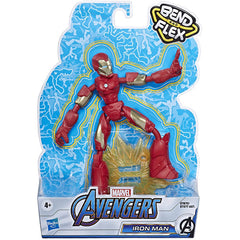 *A Grade* Avengers Bend And Flex Flex Rider Iron Man