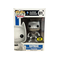 Batman #01 (Silver) Funko Pop! - DC Super Heroes - Hot Topic Employees Exclusive LE108 Pcs - Condition 7/10