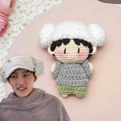 Cortis Member Handmade Crochet Doll,Kpop Chibi Amigurumi Doll Keychain Gift,C016