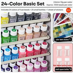 2.6mm DIY Fuse Beads Set – Premium Multi-Color Pixel Art Craft Kit-B001