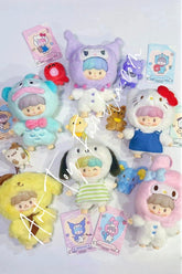 zZoton × Sanrio Love-League Buddies Series Vinyl Plush Keychain