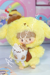 zZoton × Sanrio Love-League Buddies Series Vinyl Plush Keychain
