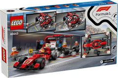 F1® Pit Stop & Pit Crew with Ferrari Car LEGO 60443