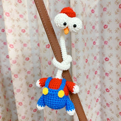 Long Neck Chicken Crochet Plush, Cartoon Animal Crochet Toy Gift, C007