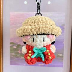 Bigbang G-Dragon Crochet Doll Keychain, Kpop Handmade Chibi Amigurumi Doll Gift, C010