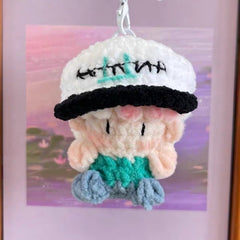 Bigbang G-Dragon Crochet Doll Keychain, Kpop Handmade Chibi Amigurumi Doll Gift, C010