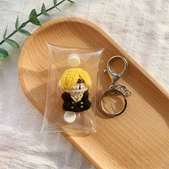 One Piece Handmade Crochet Doll,Chibi Amigurumi Keychain Gift,C015
