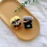 Naruto Mini Crochet Keychain Doll, Chibi Amigurumi Doll Gift, C014