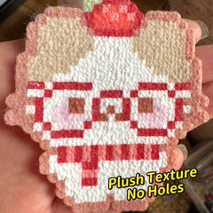 Plush-Touch Ironing Fabric for Perler Beads – Pure Cotton, Heat-Resistant & Reusable- B005
