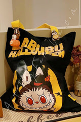 Happy Halloween Party Series Labubu Canvas Bag