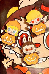 Happy Halloween Party Series Pumpkin Fridge Magnet Badge
