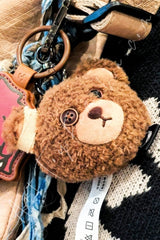Hirono Bear Head Plush Pendant