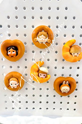 Pop Bean Baked Bread Series Fridge Magnet