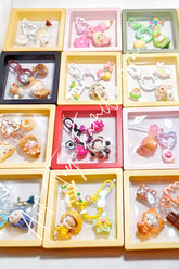 Pop Bean Pajama Party Series Keychain - 泡泡萌粒睡衣派对系列钥匙扣
