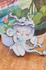 Skullpanda The Ink PlumBlossom Series Badge