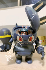 The Monsters Labubu Maschinen Krieger S.A.F.S. Thunderbolt with mini Labubu Pilot