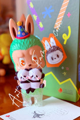 The Monsters Labubu × Panda Twins