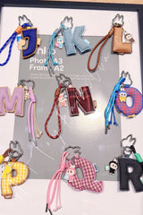 The Monsters Labubu Pin For Love Series Letter Pendant