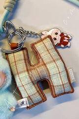 The Monsters Labubu Pin For Love Series Letter Pendant