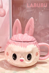 The Monsters Labubu Spring Flowers Series Mokoko Ceramic Cup