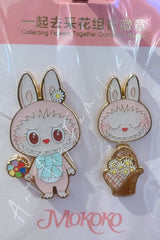 The Monsters Mokoko Sweet Heart Series Badge