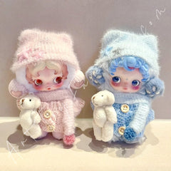 Doll Cloth Fluffy Bear Sweater Set For Skullpanda - 124