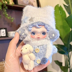 Doll Cloth Fluffy Bear Sweater Set For Skullpanda - 124
