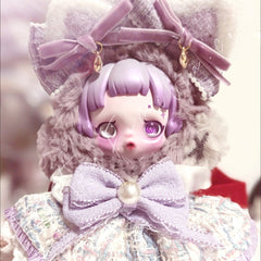 Doll Cloth Lavender Mist Kitten Set For Skullpanda - 133
