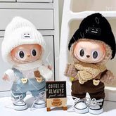 Doll Cloth Sporty Bear Overalls Set - 009