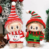 Doll Cloth Lively Christmas Party Set For Labubu - 117
