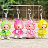 Doll Cloth Mini Colorful Animal Raincoat Set For Labubu - 122