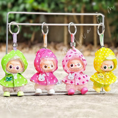 Doll Cloth Mini Colorful Animal Raincoat Set For Labubu - 122