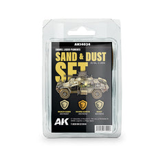 Ak Interactive - Pigments - Sand & Dust Set - Liquid Pigment (3 Ref)