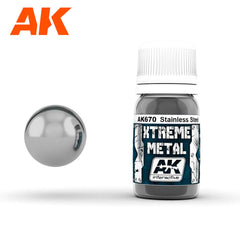 AK Interactive - Metallics - Xtreme Metal Stainless Steel 35ml