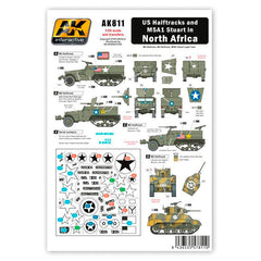 Ak Interactive - Accessories - Us Halftracks And M5A1 In North Africa