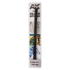 Ak Interactive - Accessories - Black Spring 3mm