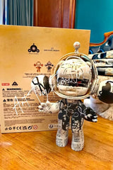 MEGA α SKULLPANDA SP Jean-Michel Basquiat 002 400%