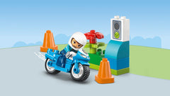 Blue Police Motorcycle LEGO 10471