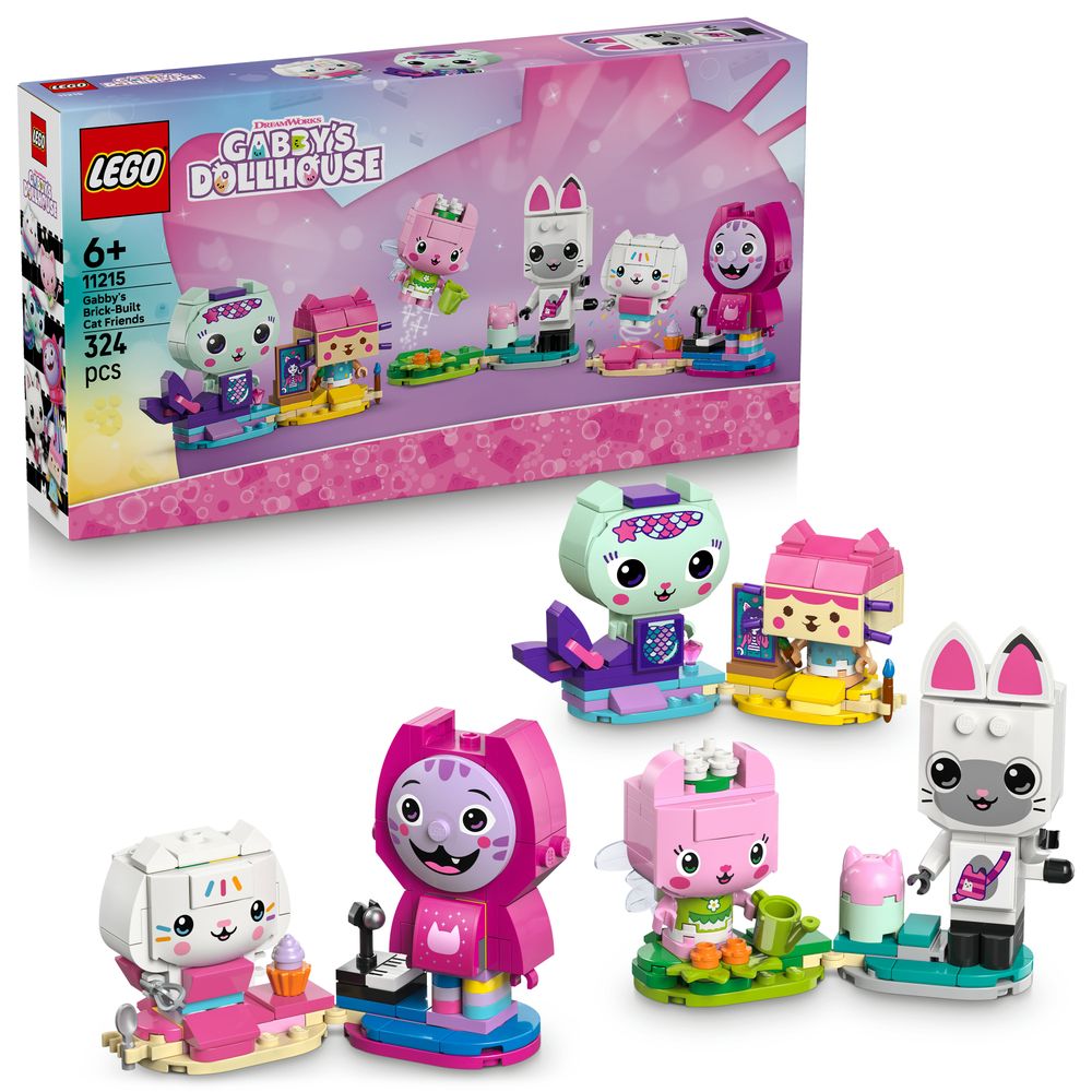 Gabby's Brick-Built Cat Friends LEGO 11215