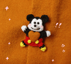 Handmade Crochet Disney Character Button Covers, C001