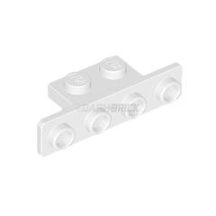 LEGO Bracket 1 x 2 - 1 x 4, Bottom Rounded Corners, White [28802] 6168618