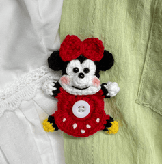 Handmade Crochet Disney Character Button Covers, C001