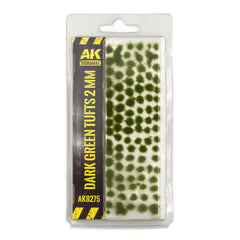 AK Interactive - Dioramas - Dark Green Tufts 2Mm