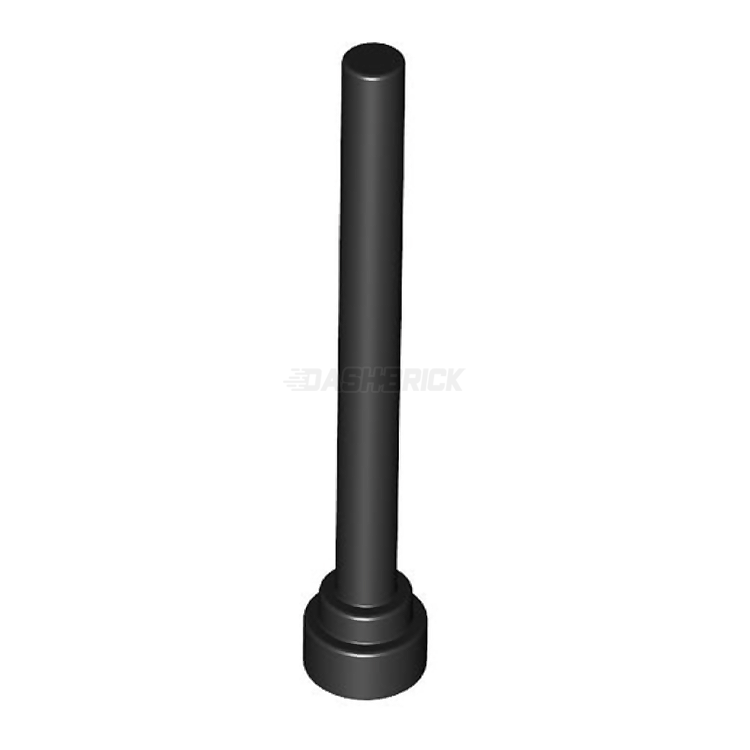 LEGO Antenna 4H - Flat Top, Bar, Black [3957b]