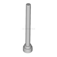 LEGO Antenna 4H - Flat Top, Bar, Light Grey [3957b]