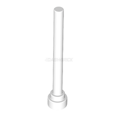 LEGO Antenna 4H - Flat Top, Bar, White [3957b] 395701