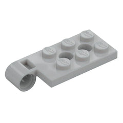 LEGO Hinge Plate 2 x 4 with Pin Hole and 2 Holes - Top, Light Grey [43045] 6256117